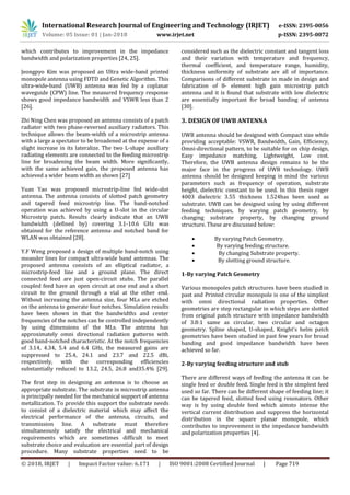 IRJET-Design and Fabrication of Ultra Wide Band Antenna with Band ...