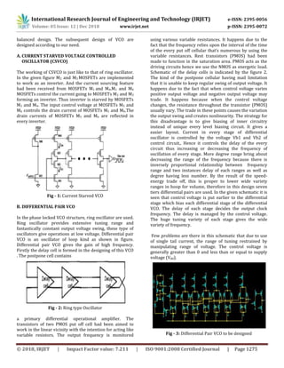 IRJET- Design and Analysis of Current Starved and Differential Pair VCO ...