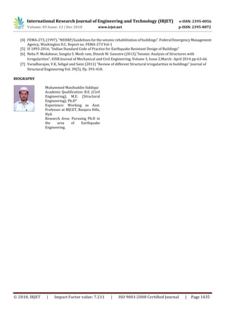 Non Linear Analysis Of Asymmetric Building Pdf Non Linear Analysis Of Asymmetric Building Pdf