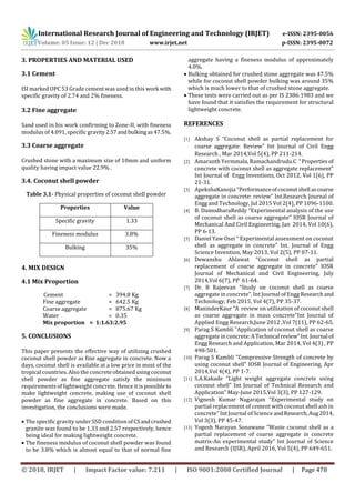 IRJET- Experimental Study on Partial Replacement of Fine Aggregate ...