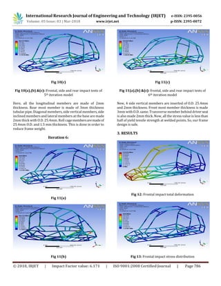 IRJET- Design and Structural Analysis of an Off Road Vehicle | PDF