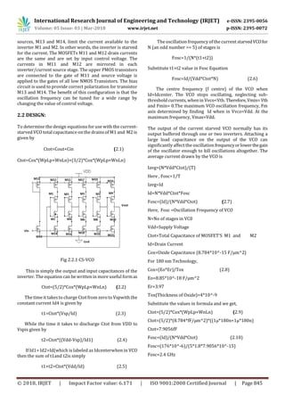 IRJET- Design of Voltage Controlled Oscillator in 180 nm CMOS ...