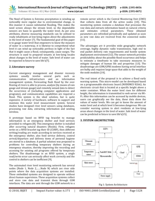 IRJET- Flood Alerting System through Water Level Meter | PDF