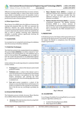 IRJET- Dengue Possibility Forecasting Model using Machine Learning ...