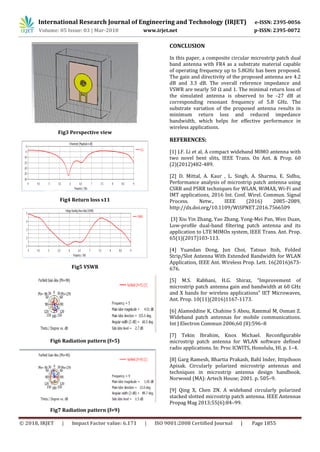 IRJET- Design of Composite Circular Microstrip Patch Dual Band Antenna ...