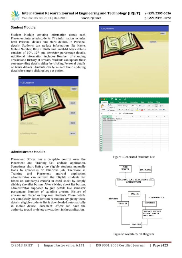 IRJET- Training and Placement Cell Application | PDF