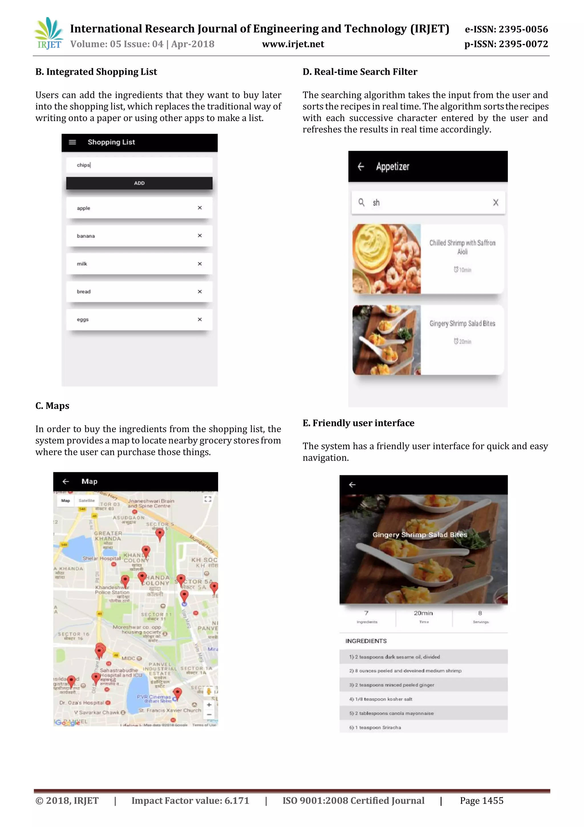 IRJET- Foodorials- A Cooking Recipe Android App | PDF