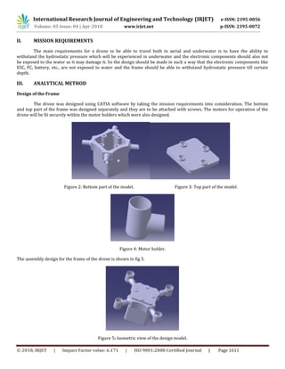 IRJET- Design and Static Structural Analysis of an Aerial and ...