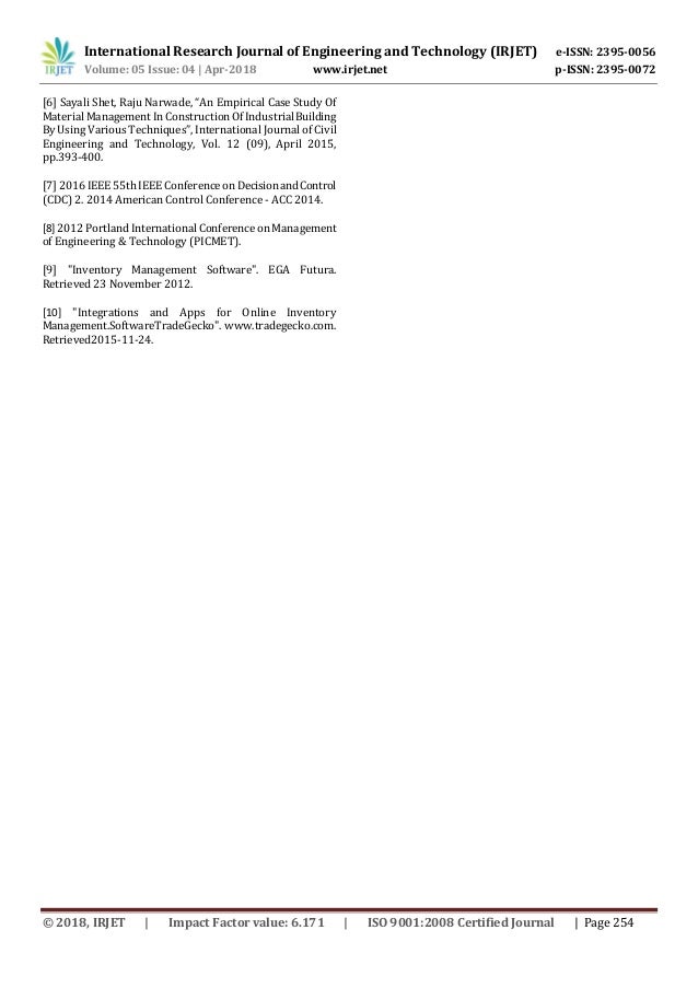 Research paper of inventory management image