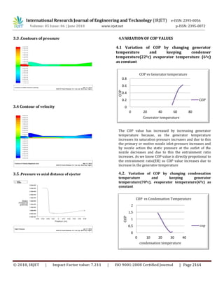 IRJET- Design and Analysis of Ejector Refrigeration System using R-134a ...