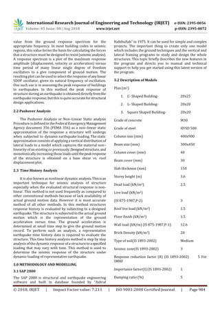 IRJET- Seismic Evaluation of Symmetric and Asymmetric Buildings by ...