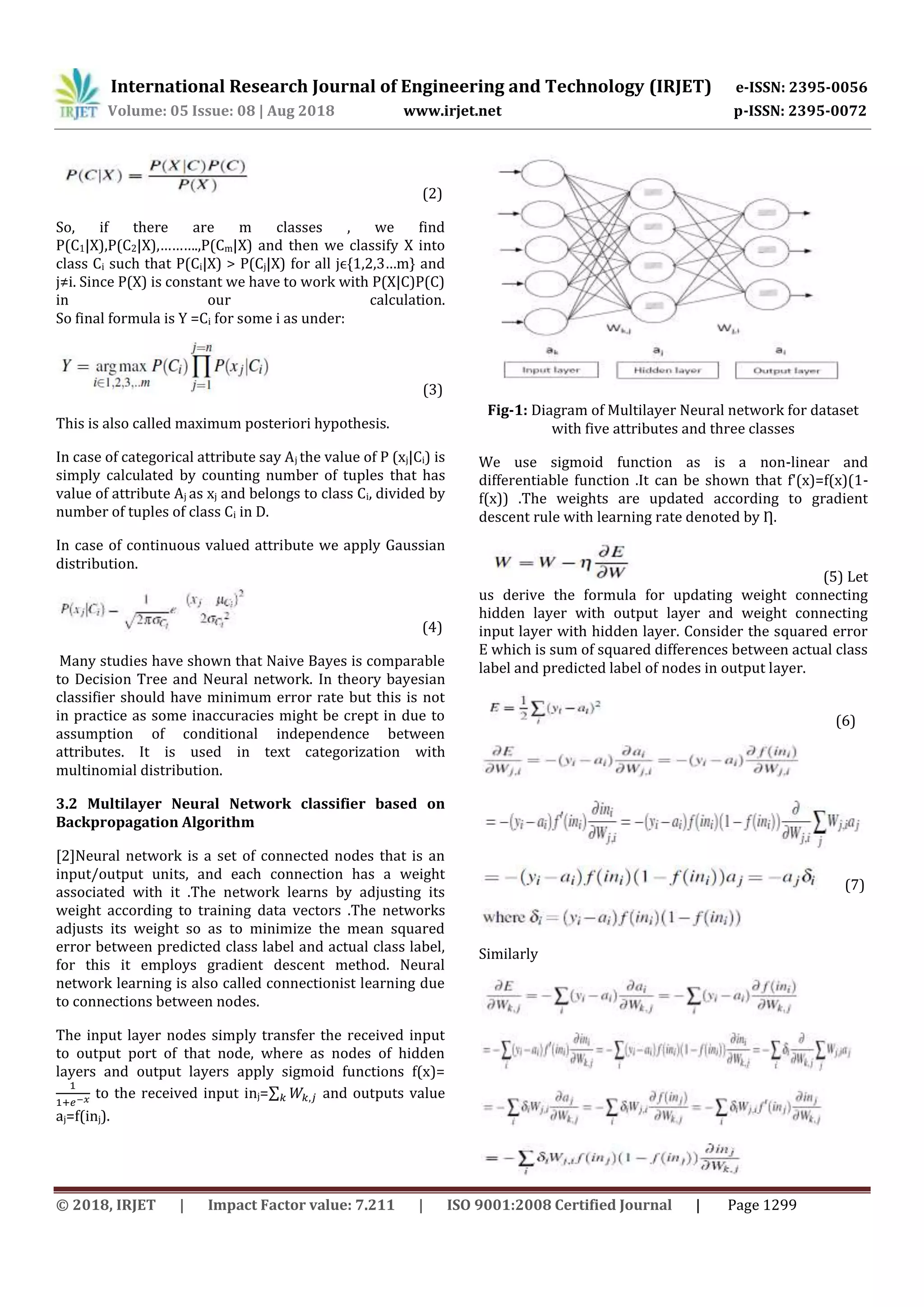 IRJET Study And Evaluation Of Classification Algorithms In Data Mining Irjet study and evaluation of classification algorithms in data mining