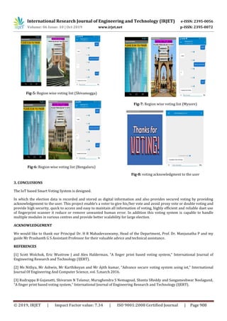 IRJET- IoT based Smart Voting System | PDF