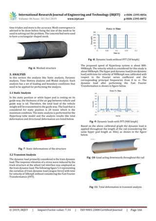 IRJET- Numerical Analysis of Hyperloop Transportation Structure | PDF