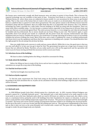 IRJET- Case Study on Uplifting of Structures | PDF