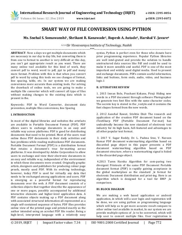 journal impact factor 2019