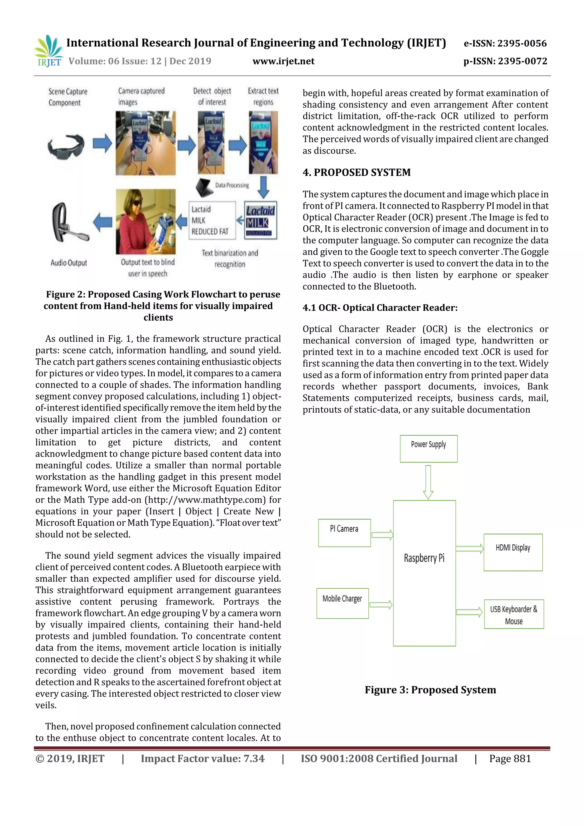IRJET- Review on Portable Camera based Assistive Text and Label Reading ...