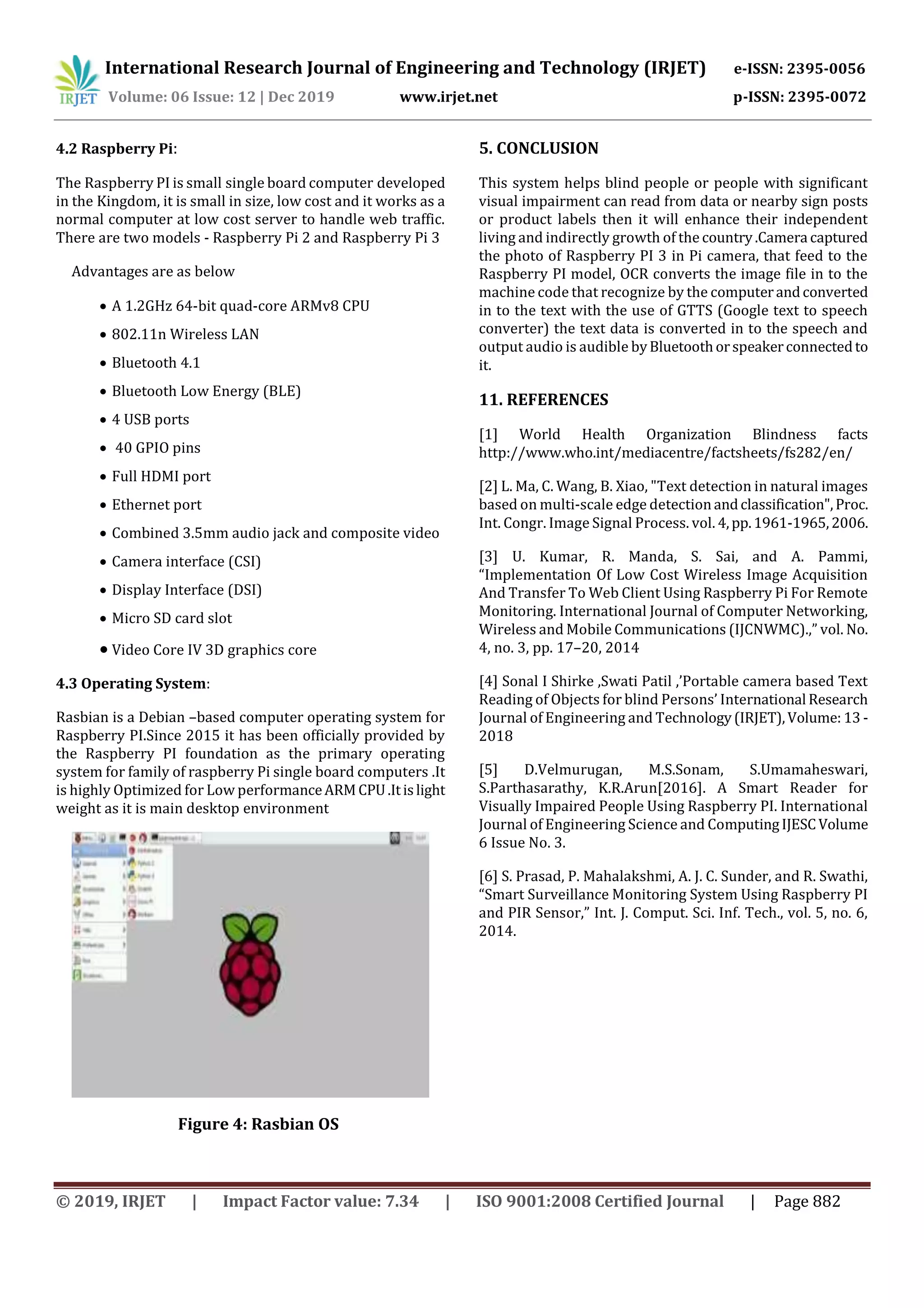 IRJET- Review on Portable Camera based Assistive Text and Label Reading ...