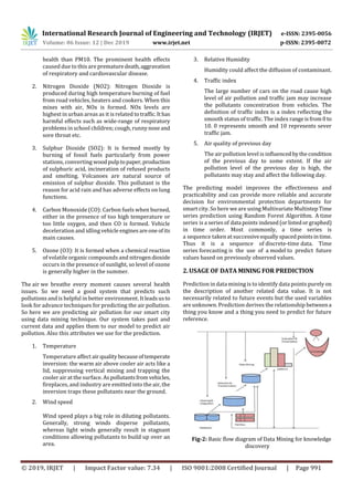 IRJET- Air Pollution Prediction System for Smart City using Data Mining ...