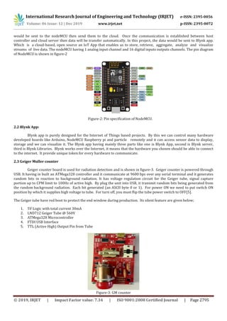 IRJET- Design and Development of IoT based Geiger Muller Counter | PDF