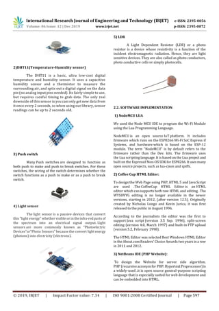 IRJET- IoT based Smart Helmet for Coal Mining Tracking | PDF