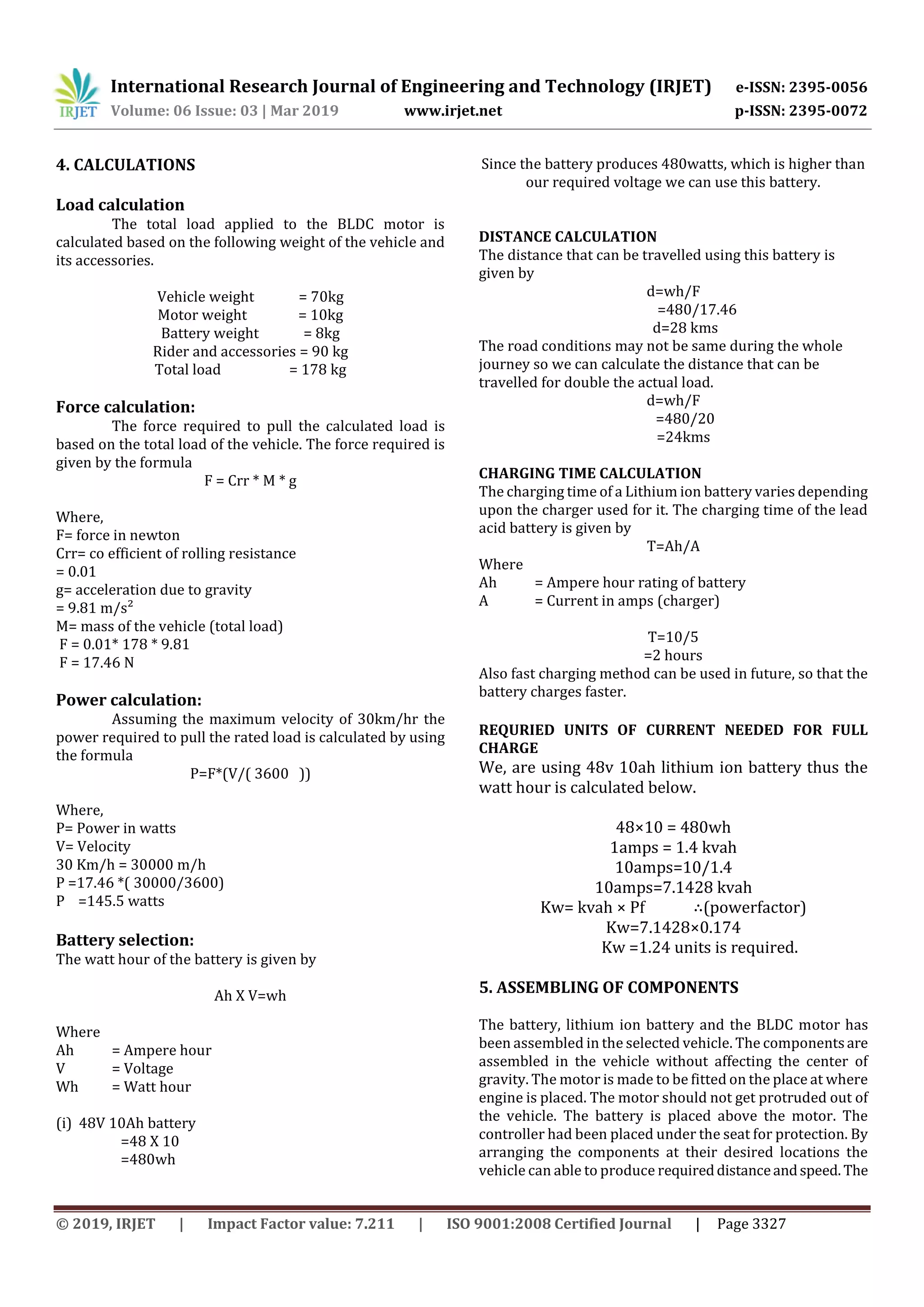 IRJET- Conversion of IC Engine Vehicle to Electric Vehicle | PDF