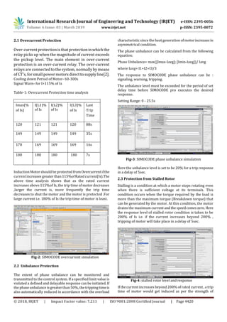 IRJET- Protection and Monitoring of Three Phase Induction Motors | PDF
