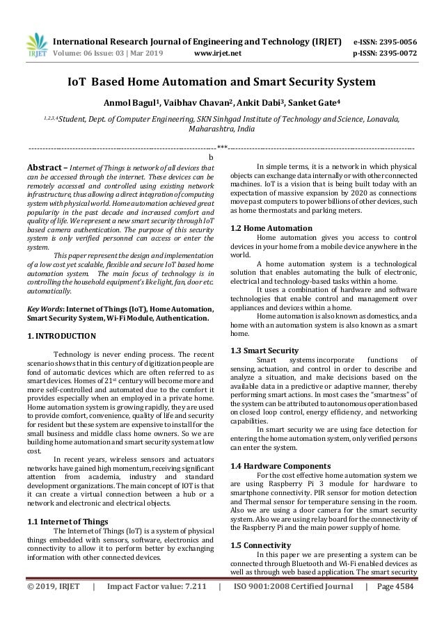 Home automation using raspberry pi project report ppt picture
