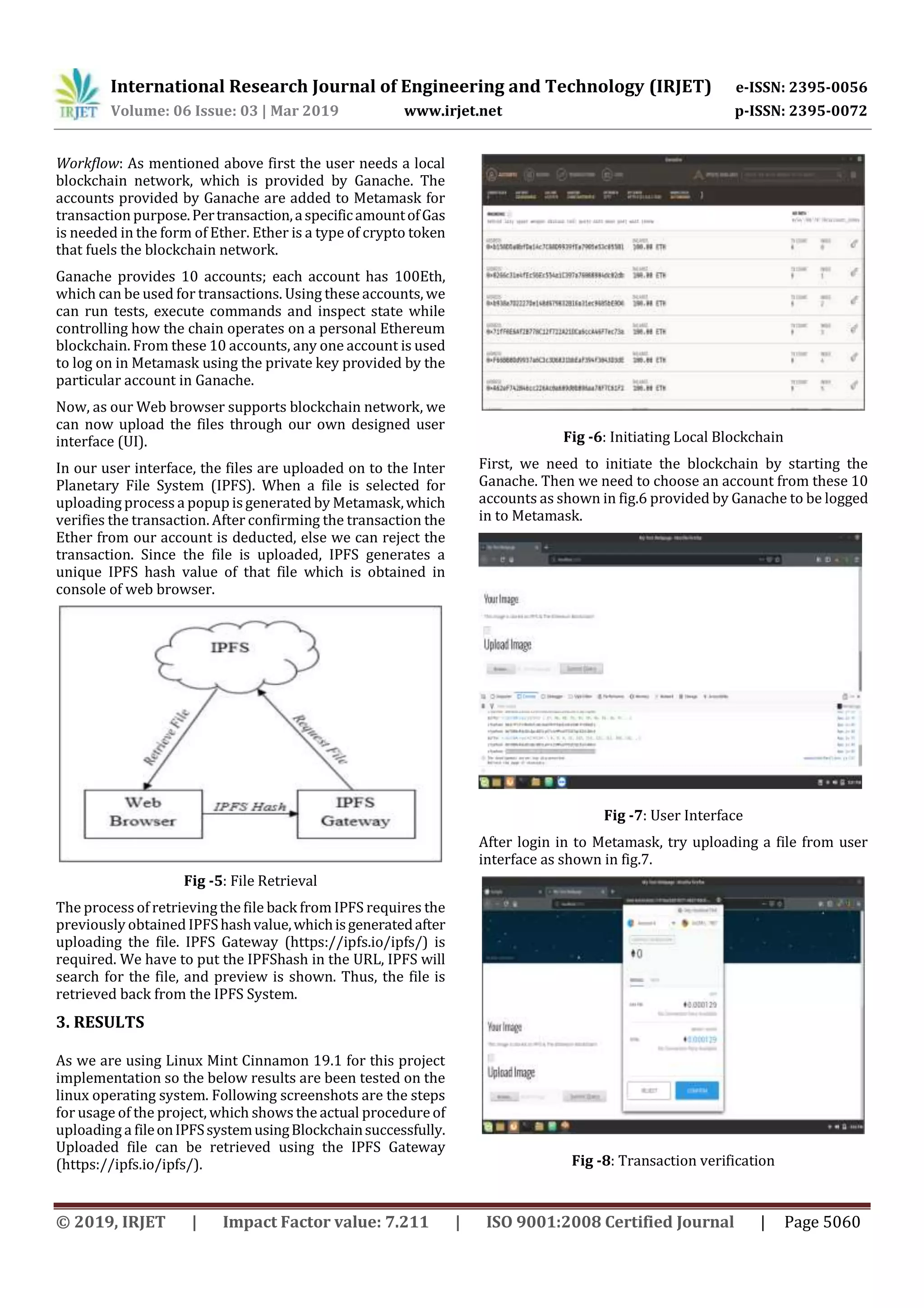 IRJET- Blockchain based Secure Data Storage | PDF