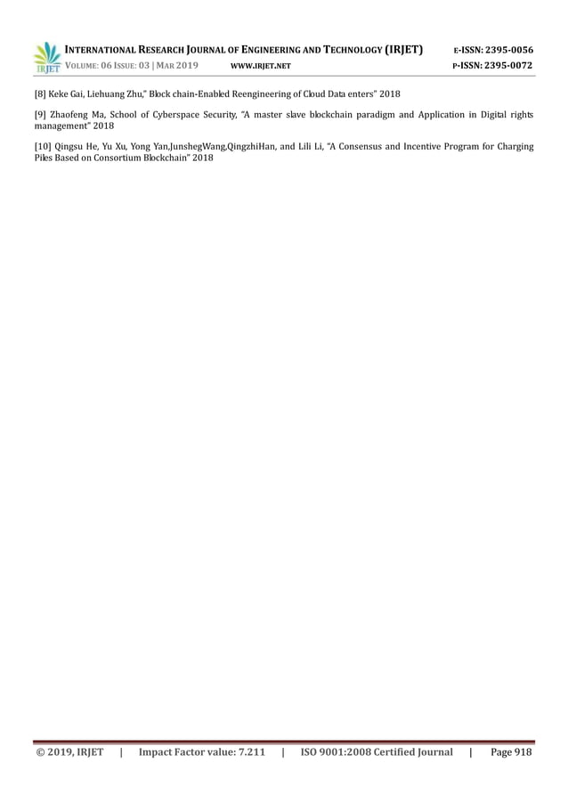 IRJET- Transaction based Block Chain Cryptocurrency | PDF