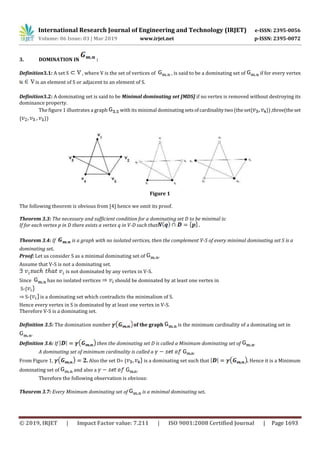 IRJET- Domination and Total Domination in an Undirected Graph | PDF