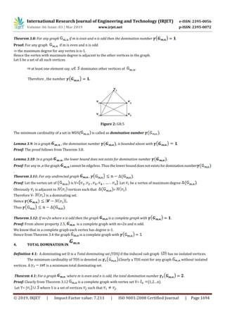 IRJET- Domination and Total Domination in an Undirected Graph | PDF