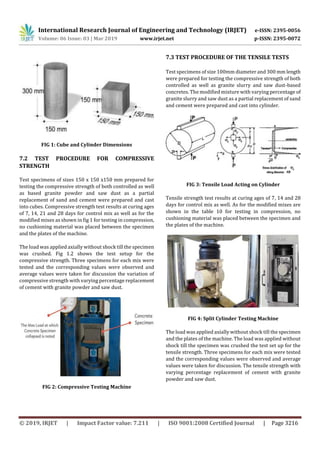 IRJET- Partial Replacement of Cement in Concrete with Granite Powder ...