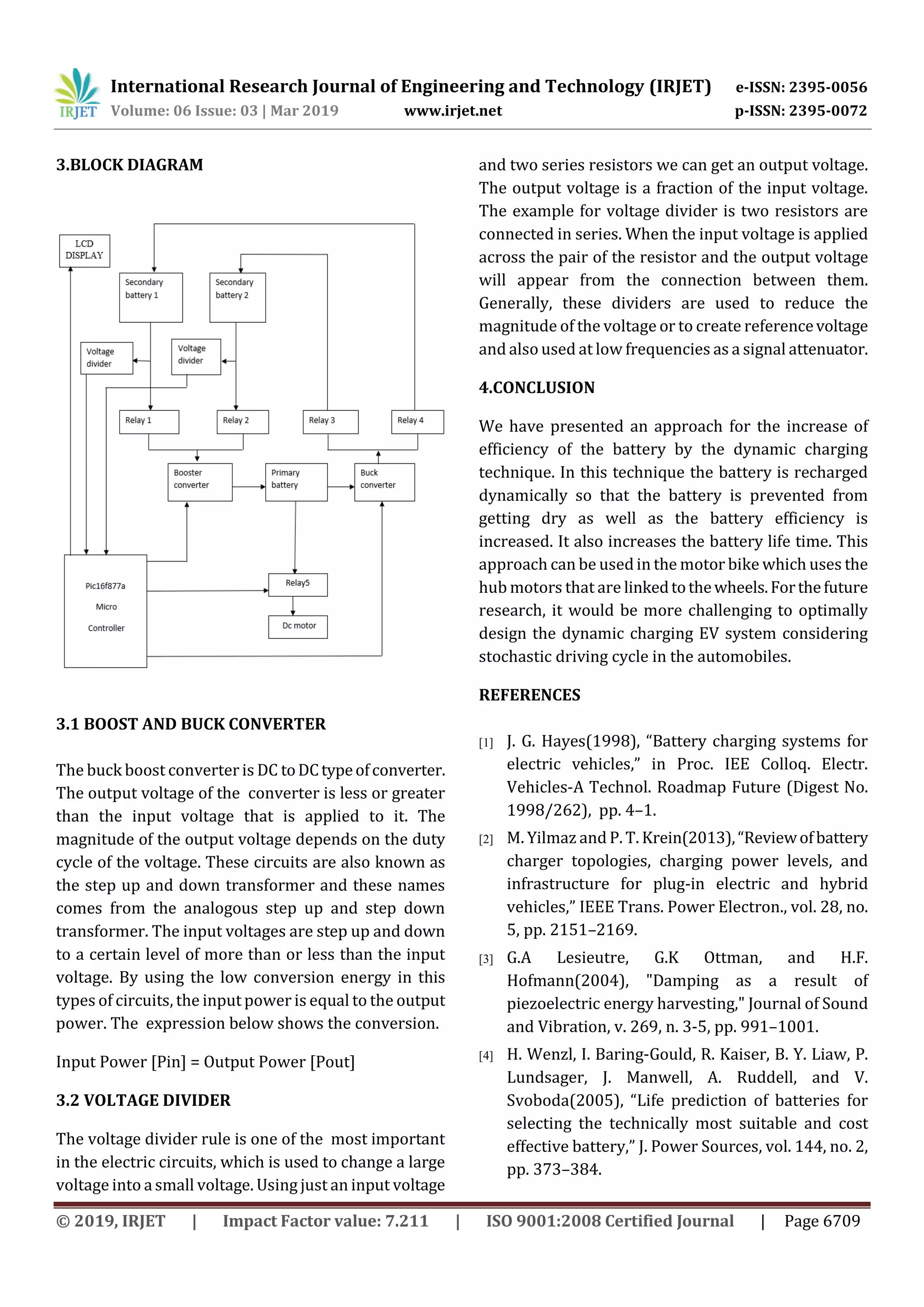 Irjet dynamic chargingof the lead acid battery using the programmable