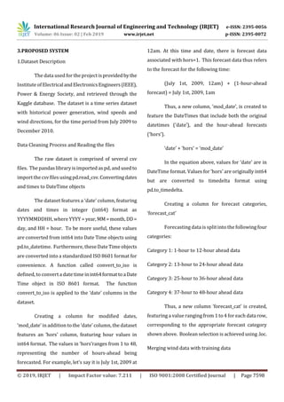 IRJET- Wind Energy Storage Prediction using Machine Learning | PDF