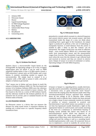 IRJET- Automatic Water Level Indicator and Controller by using ARDUINO ...