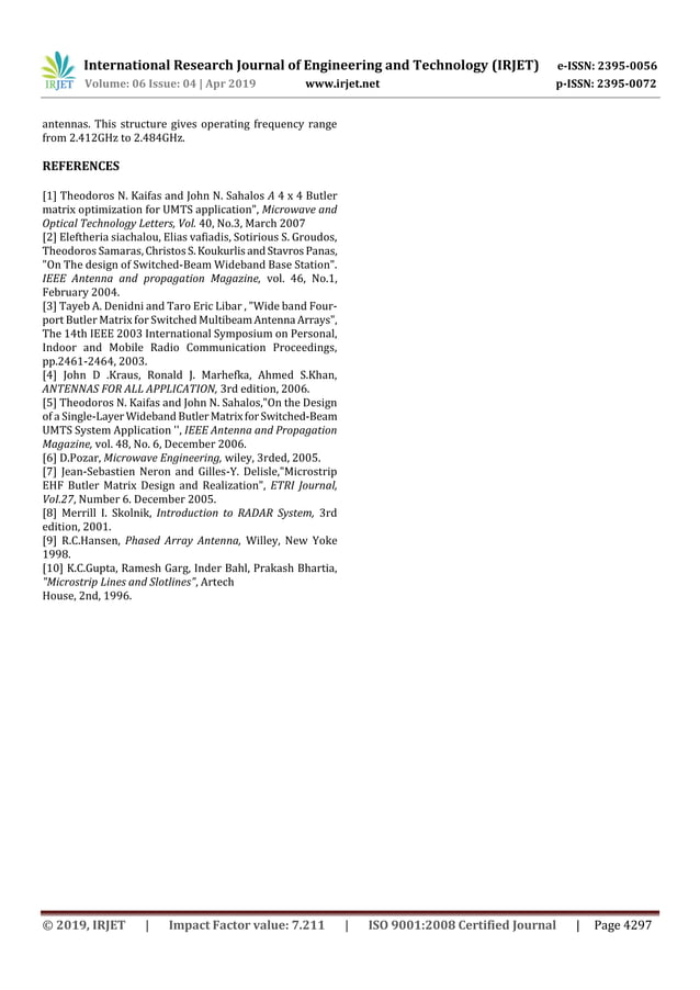 IRJET- Design of Phased Array Antenna for Beam Forming Applications ...