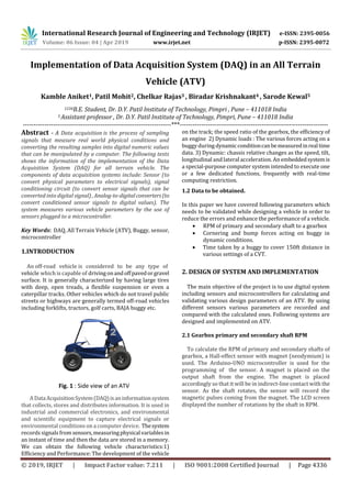 IRJET- Implementation of Data Acquisition System (DAQ) in an All ...