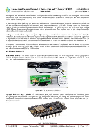 IRJET- Ambulance Detection and Traffic Control System | PDF