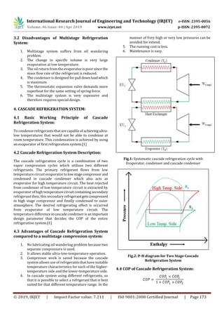 IRJET- Design & Development of Cascade Refrigeration System for Testing ...