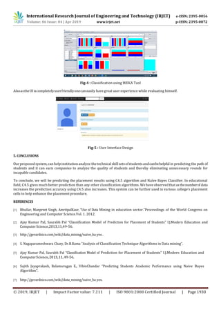 IRJET- Placement Recommender and Evaluator | PDF
