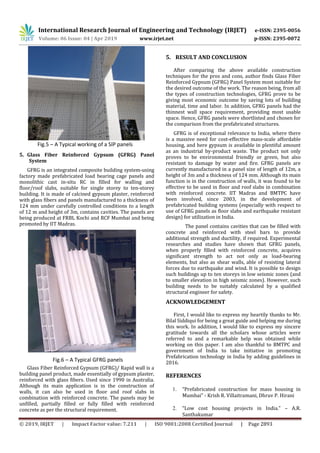 IRJET- Comparative Study between RCC Structures and Prefabricated Structures