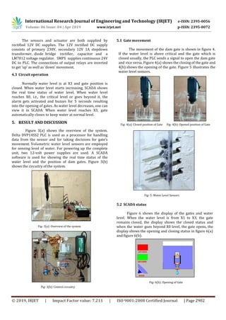 IRJET- Distant Monitoring and Controlling of Gated Dams using PLC and ...