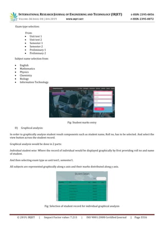 IRJET- Student Performance Analysis System for Higher Secondary ...