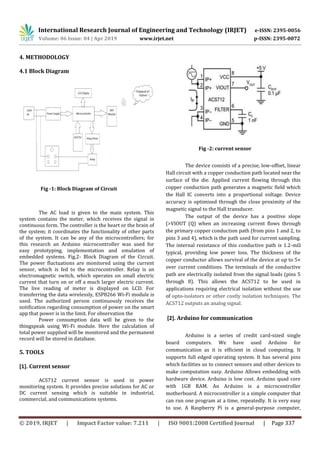 IRJET- Power Monitoring with Time Controlling & Data Logging | PDF