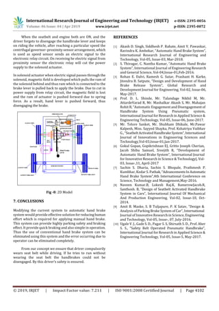 IRJET- Modification and Implementation of Automatic Hand Brake System ...