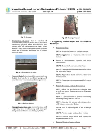 IRJET- Case Study on Diagnosis and Repair of Failuers in RCC Building | PDF