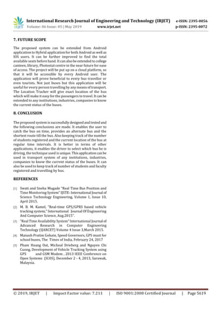 IRJET- College Bus Tracking and Notification System | PDF