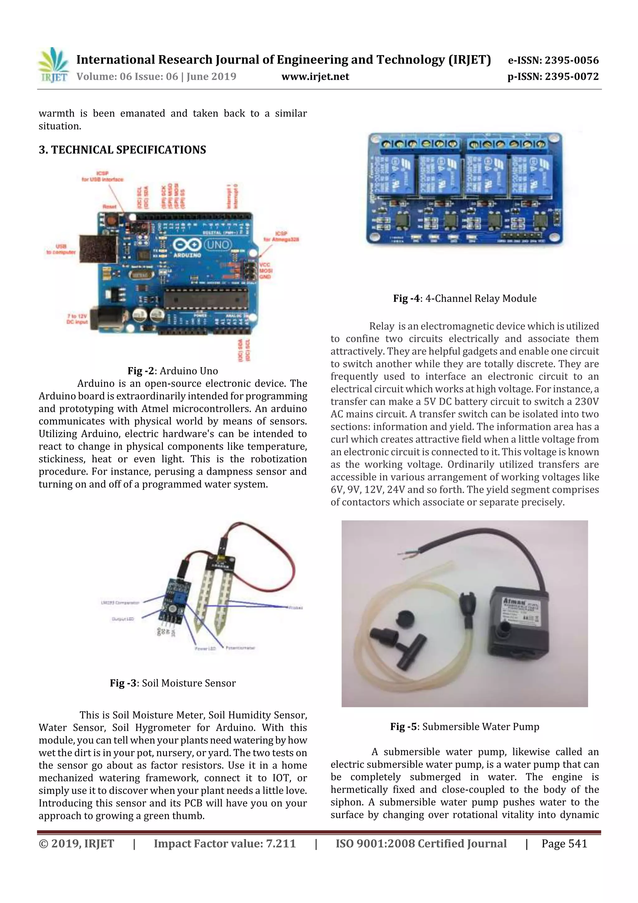 IRJET- Arduino based Multipurpose Smart Irrigation with Incubation ...