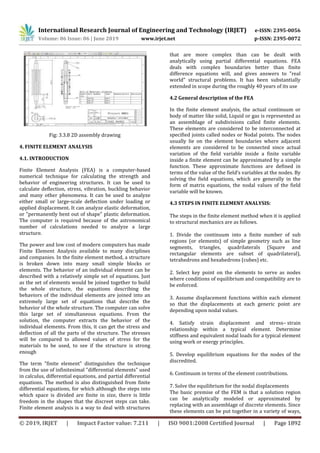 IRJET- Design, Analysis and Optimisation of Shock Absorber | PDF